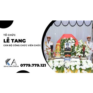 tổ chức lễ tang cán bộ công chức viên chức tại tphcm