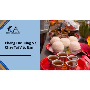 phong tục cúng ma chay ở việt nam