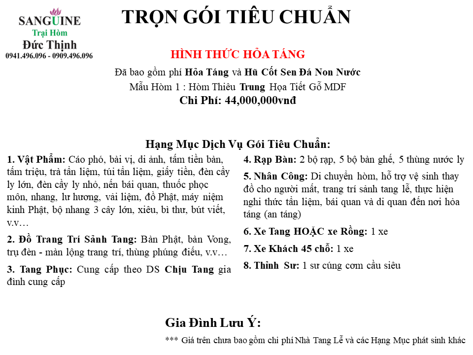 Hỏa táng: Đây là nghi thức vô cùng linh thiêng của đạo giáo Việt Nam. Hình ảnh những ngọn lửa rực cháy và những giọt hồng lên cùng những bản thân được vây quanh bởi tình yêu thương của những người thân là điều đáng để xem một lần trong đời.