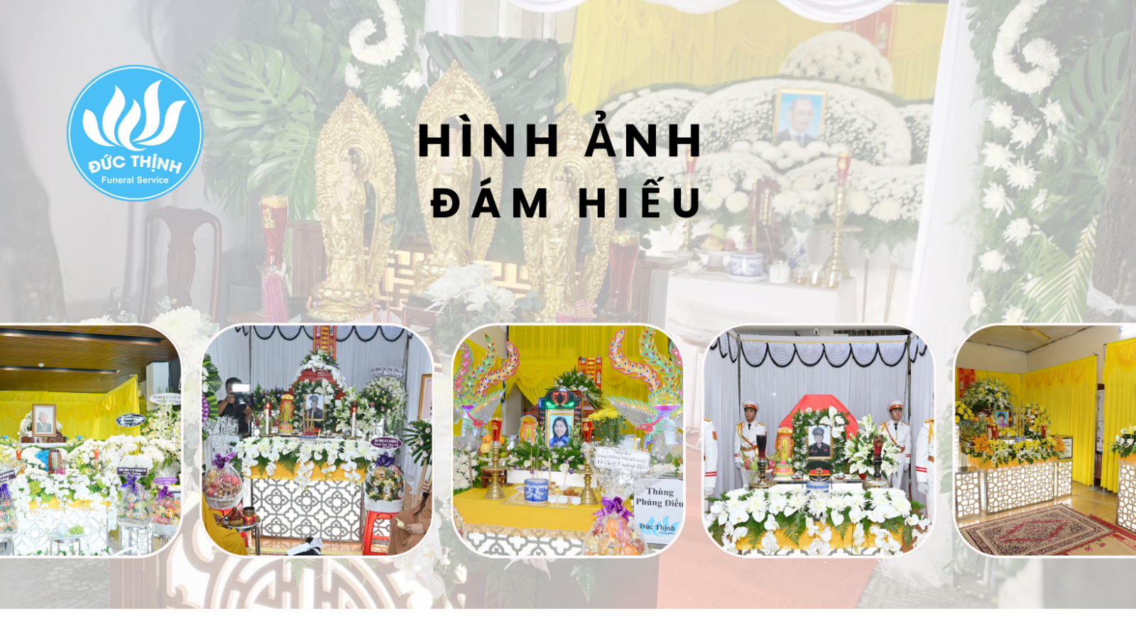 hình ảnh trang trí đám hiếu hiện đại