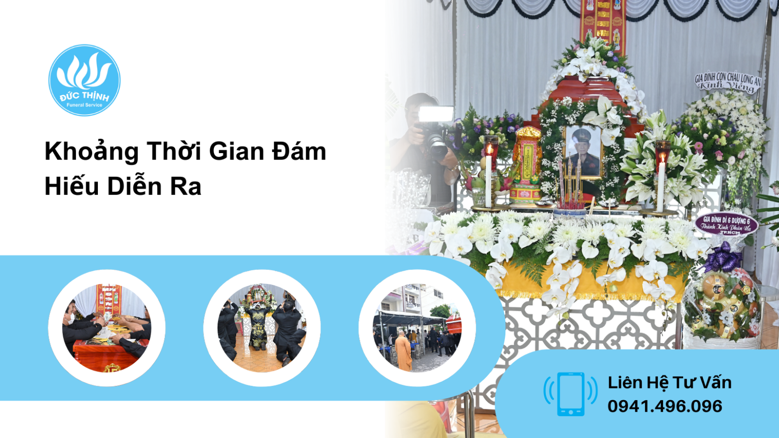 khoảng thời gian đám hiếu diễn ra