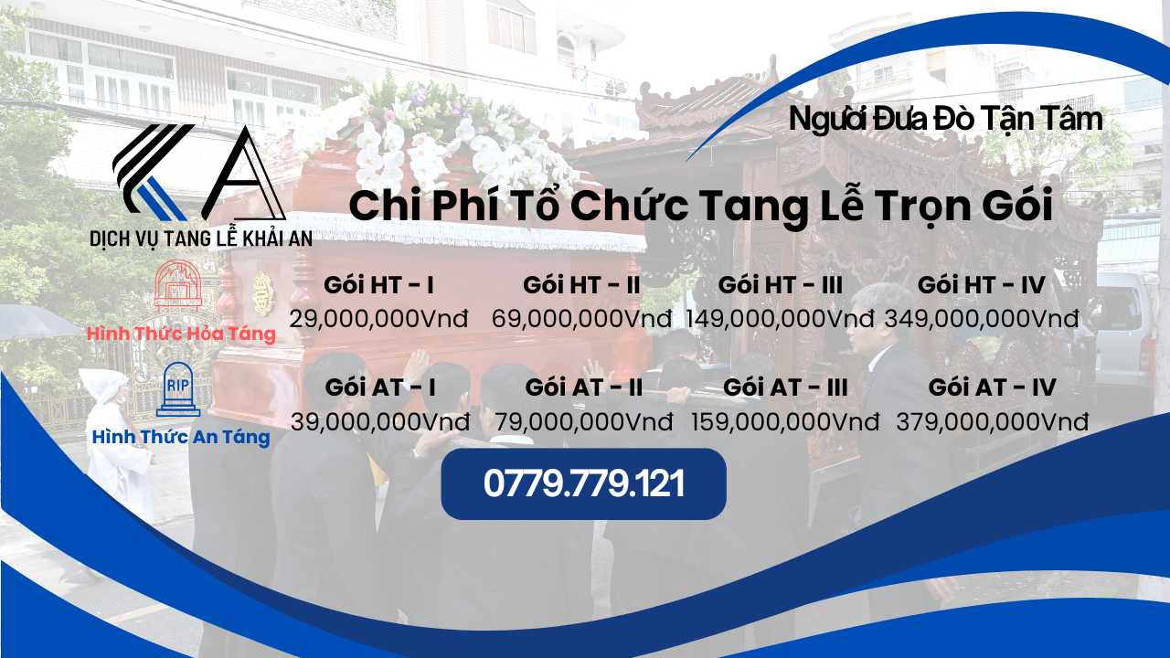 nhà có người thân qua đời liên hệ dịch vụ tang lễ khải an