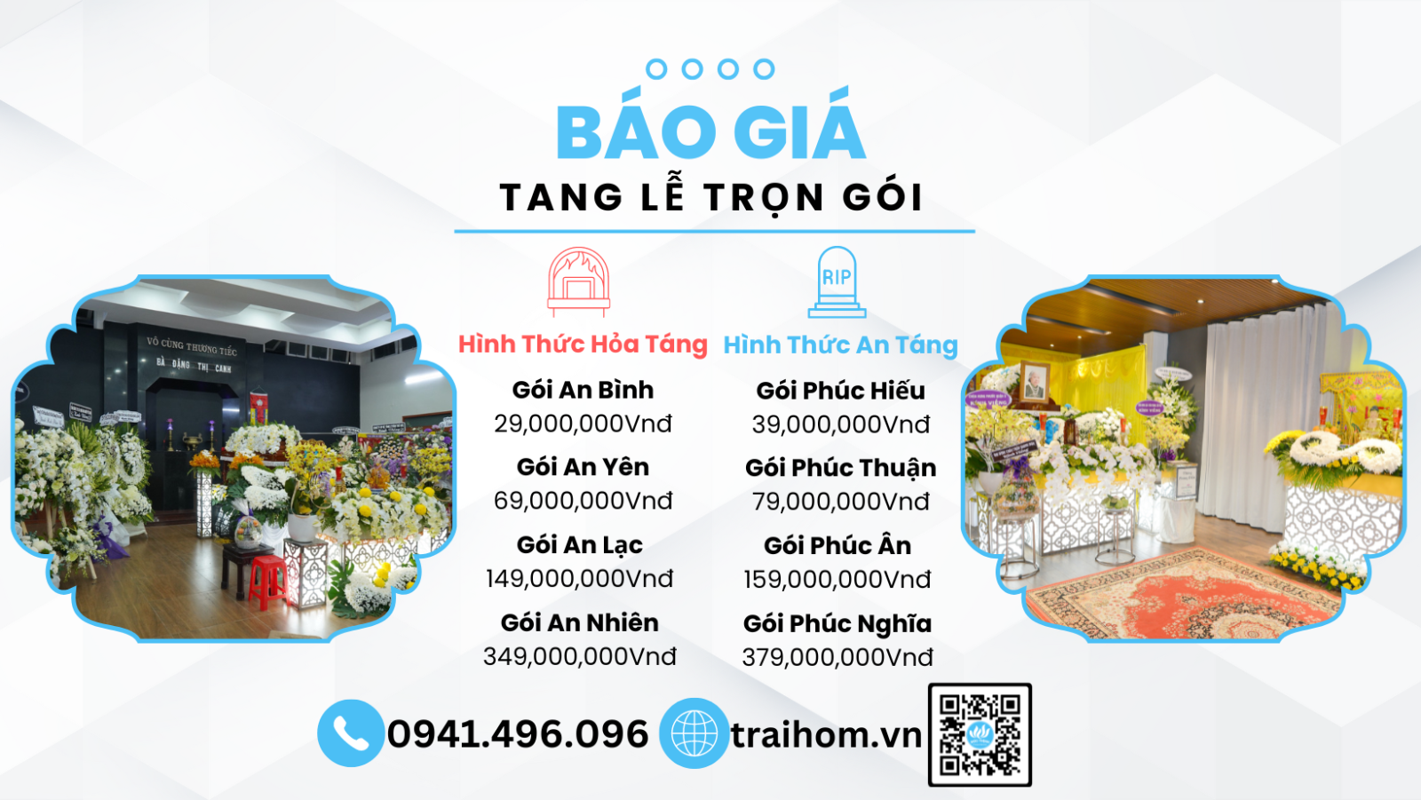 trại hòm đức thịnh báo giá dịch vụ tang lễ